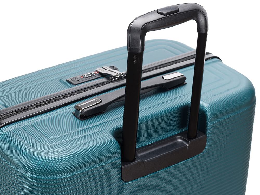 Чемодан TORBER Onego, зелёный, ABS-пластик, 79,5 х 51 х 29 см, 103 л-7