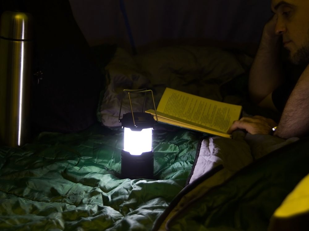 Кемпинговый фонарь с имитацией пламени Lindau Flame, черный-3