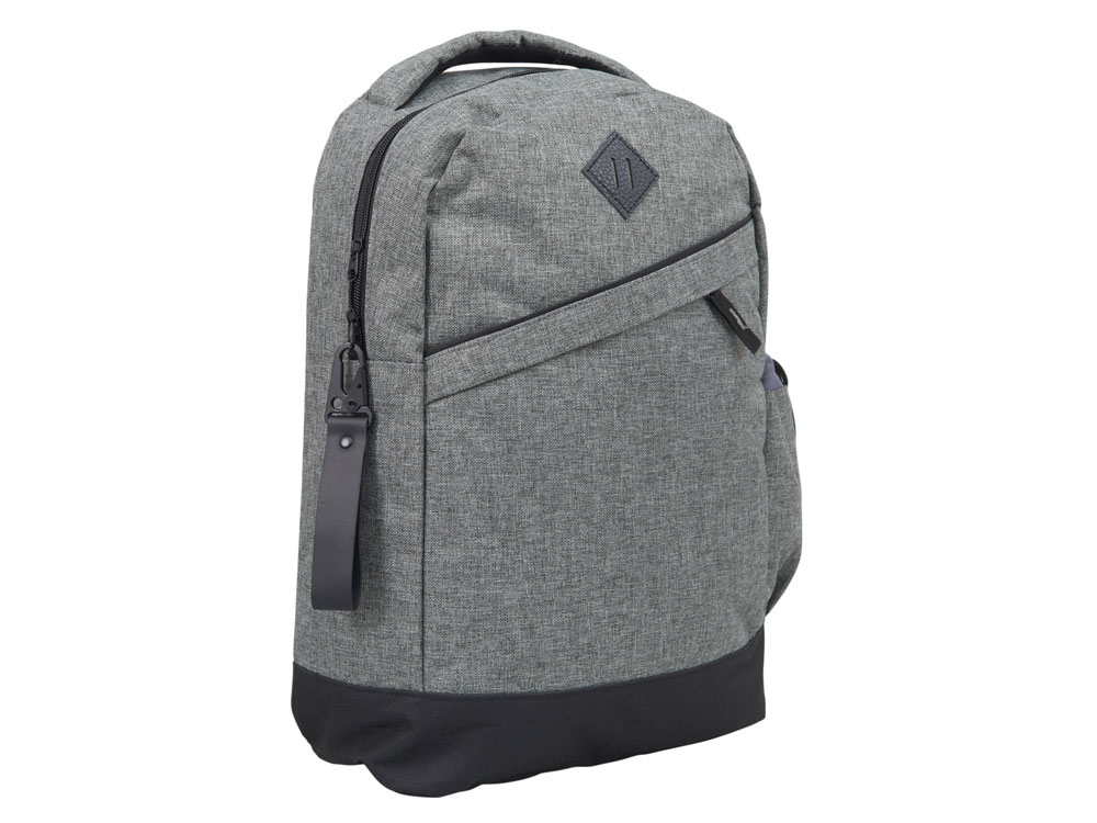 Брелок-ремувка из эко-кожи с карабином Domino, черный-2