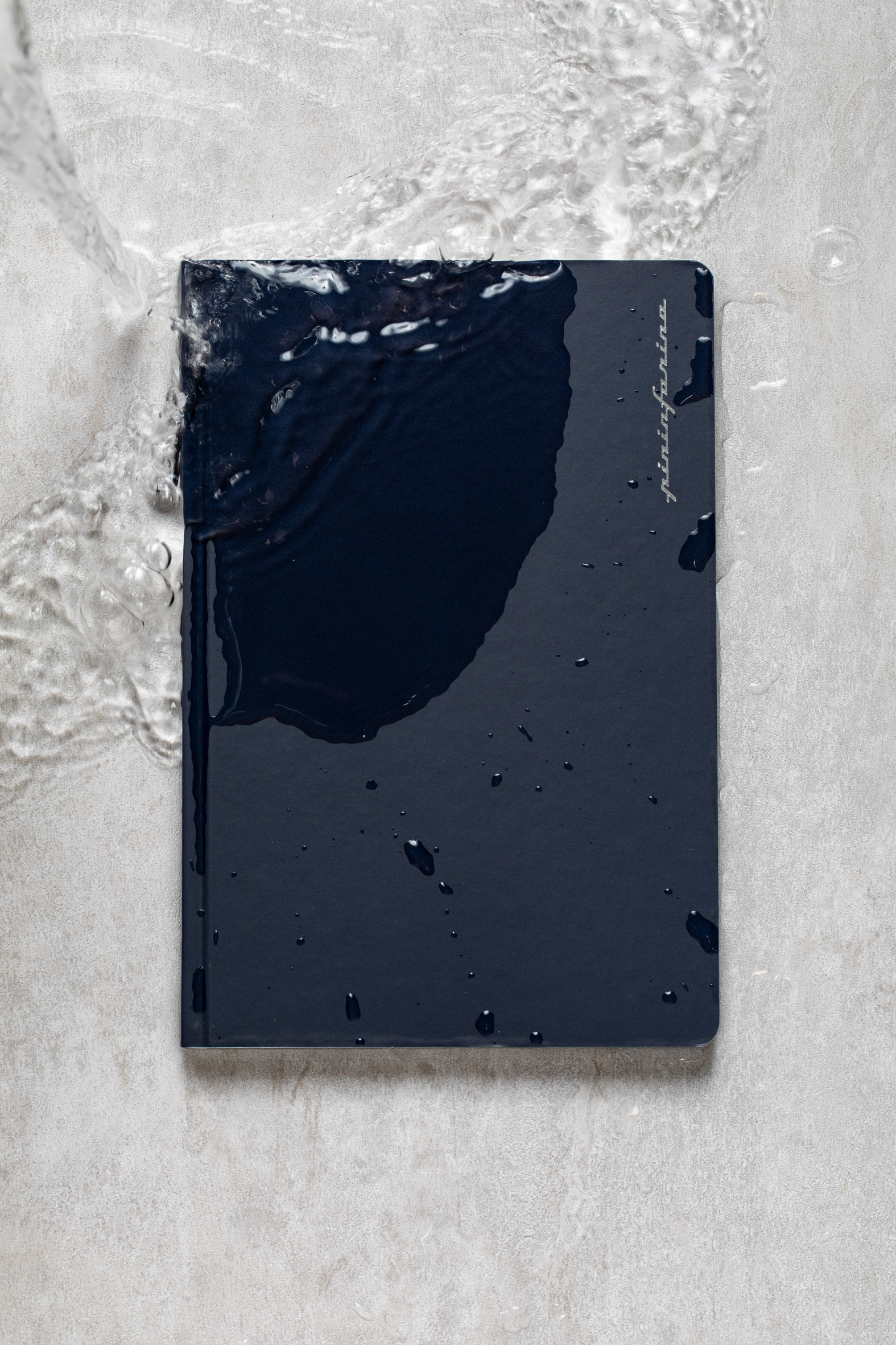 Тетрадь Pininfarina Stone Paper синяя 14х21см каменная бумага, 64 листа, линованная-9