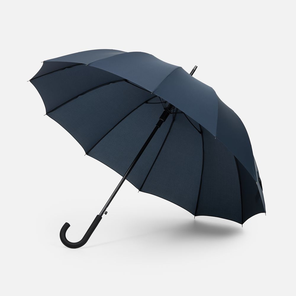 Зонт-трость Sombrella, темно-синий-0