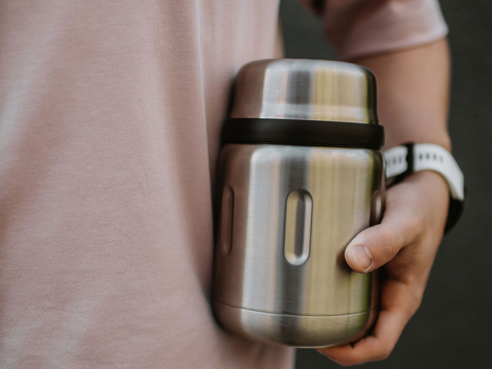 Термос для еды, вакуумный, бытовой, тм bobber. Объем 0.7 литра. Артикул Jerrycan-700 Matte-9