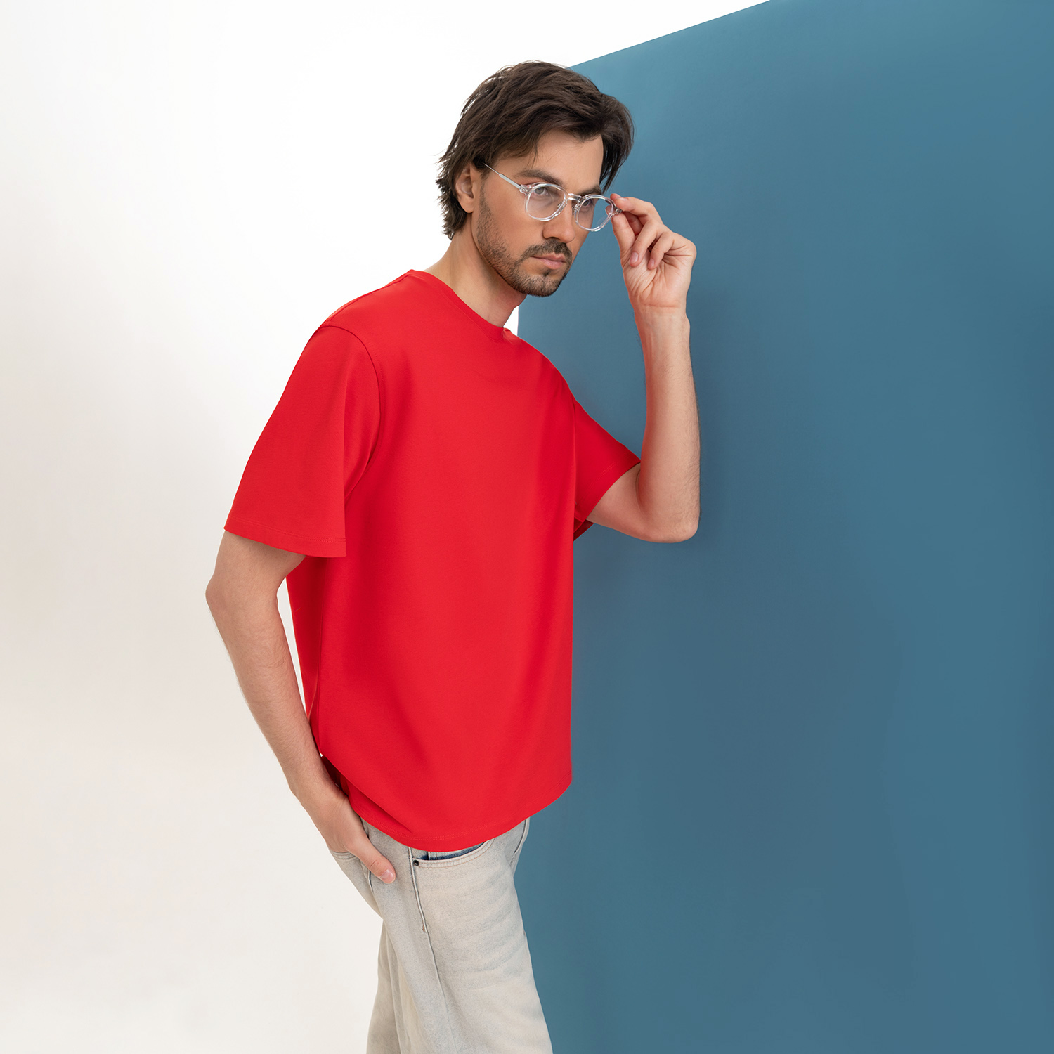 Футболка унисекс Раст Нео (Rust Neo), 240 гр., красный-1