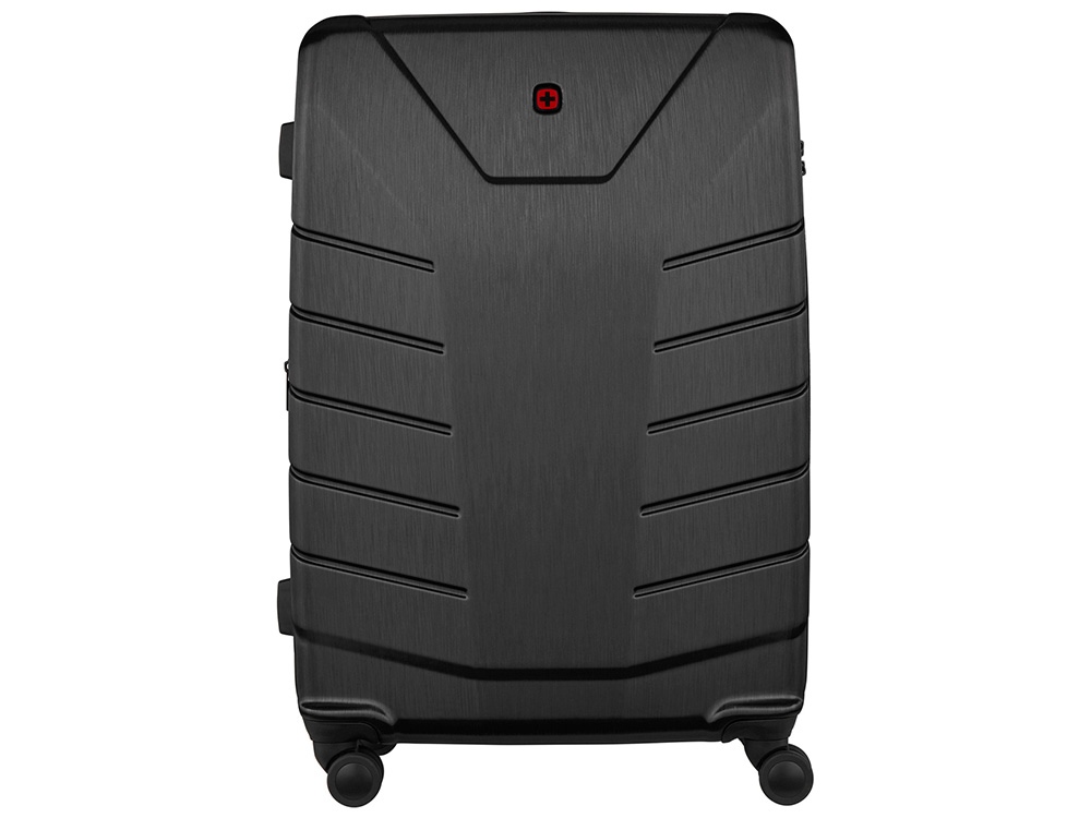 Чемодан WENGER Pegasus, черный, поликарбонат+АБС-пластик, большой, 52х76х30 см, 99 л.-1