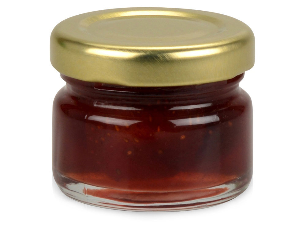 Подарочный набор Варенье в домике, варенье из клубники и шампанского 25 мл-1