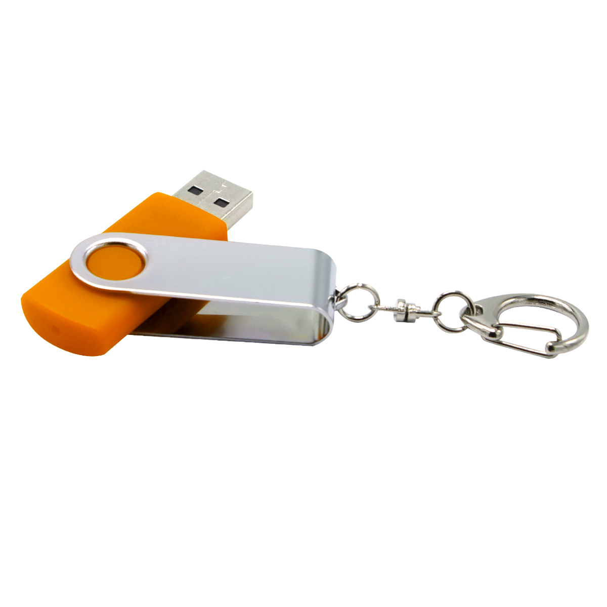Флешка Twist 16 Гб в футляре, Оранжевый-1