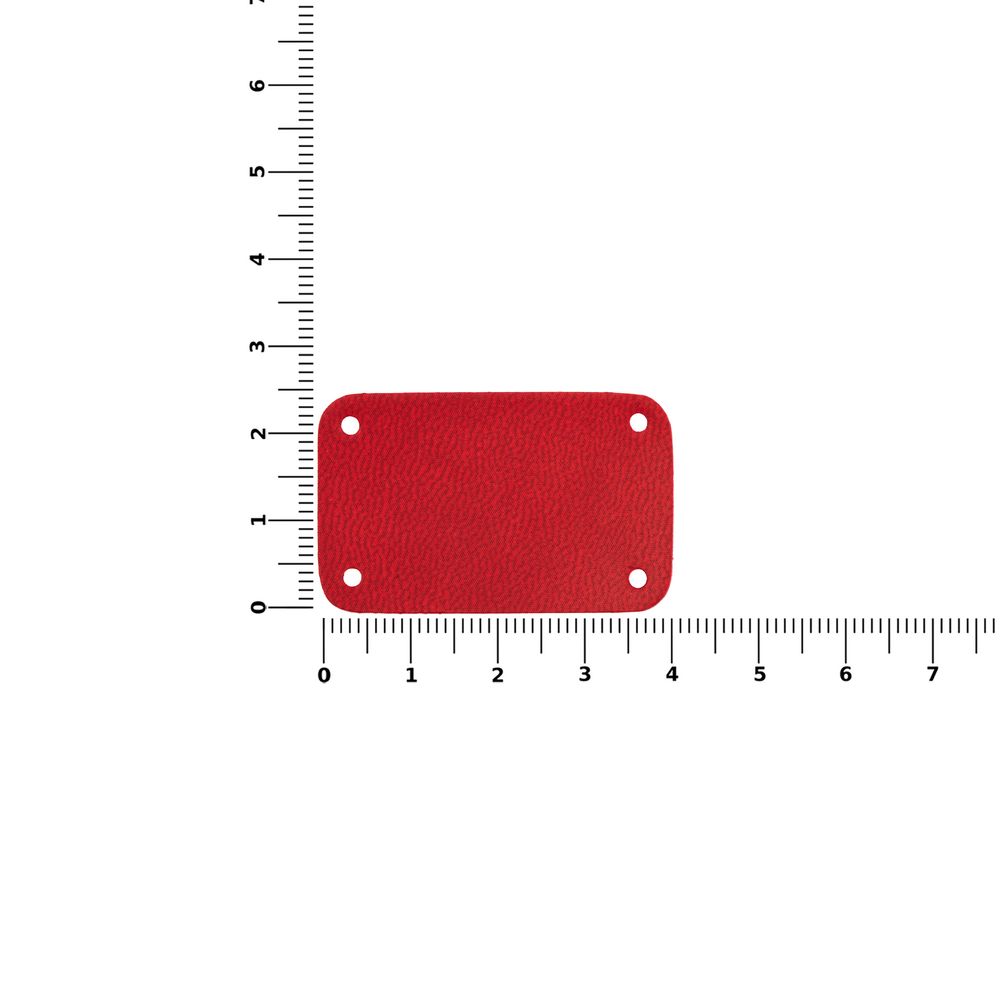 Лейбл Eta Latte, S, красный-1