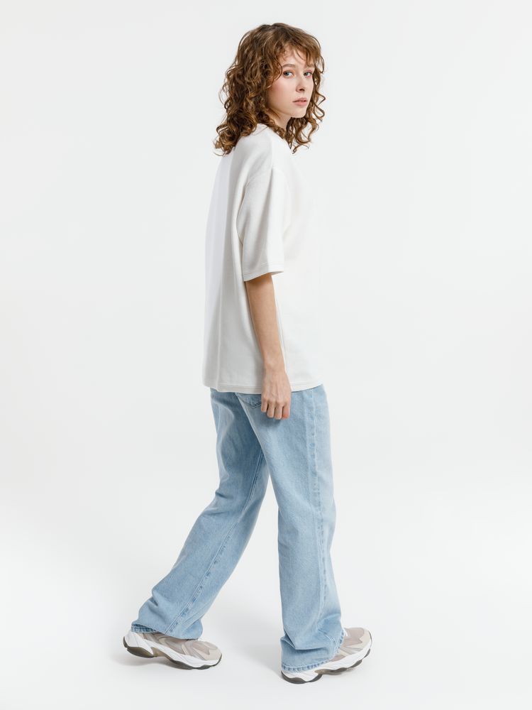 Джемпер с коротким рукавом Siluetti Volumica, молочно-белый-2