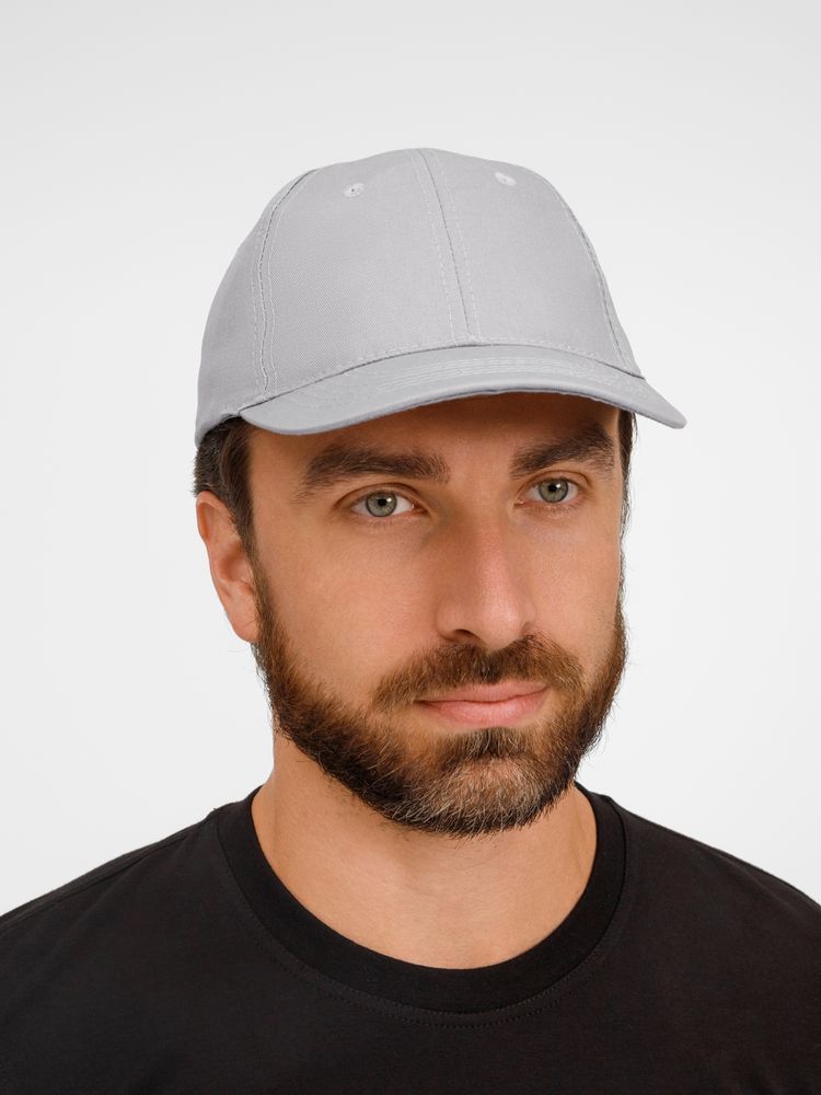 Бейсболка Apollo, серая-3