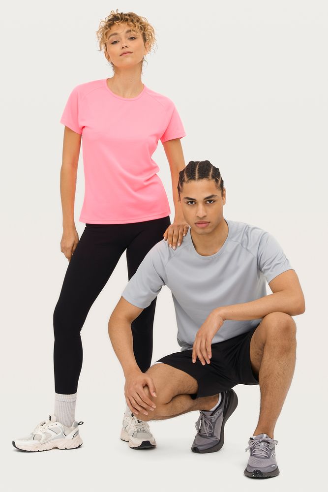 Футболка унисекс Sporty 140, серая-6