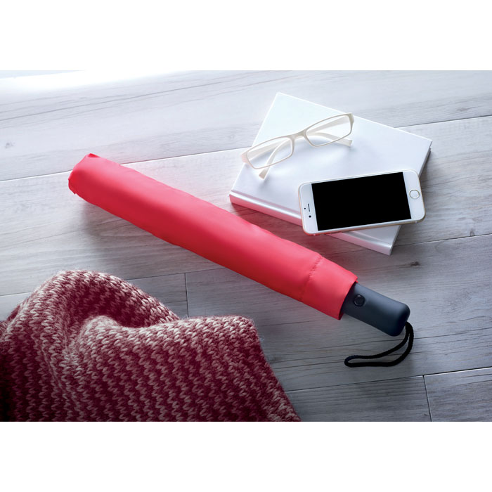 Зонт, красный-4