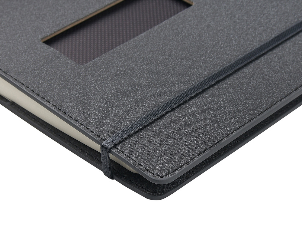 Ежедневник недатированный А5  La Manche, серый графитовый-3