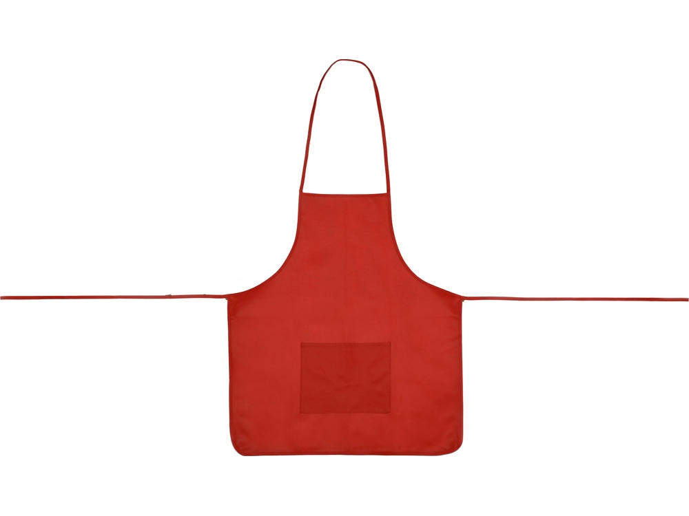 Фартук, красный, плотность 80г/м2-1