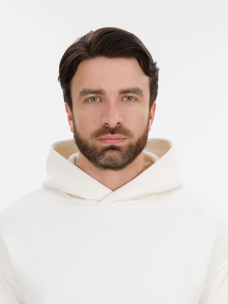 Худи оверсайз унисекс Snuggie, молочно-белое-6