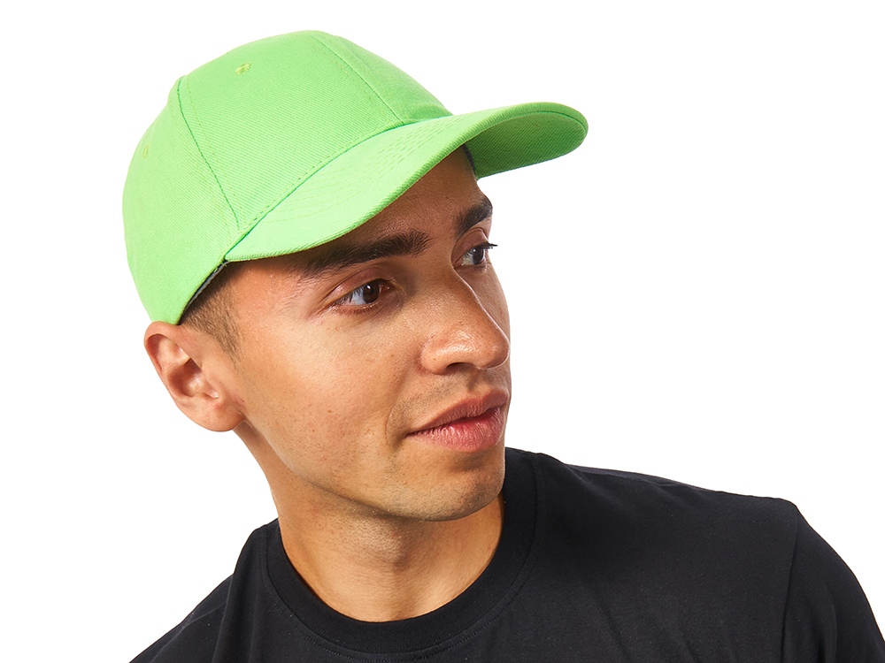 Бейсболка Detroit 6-ти панельная, зеленое яблоко-1