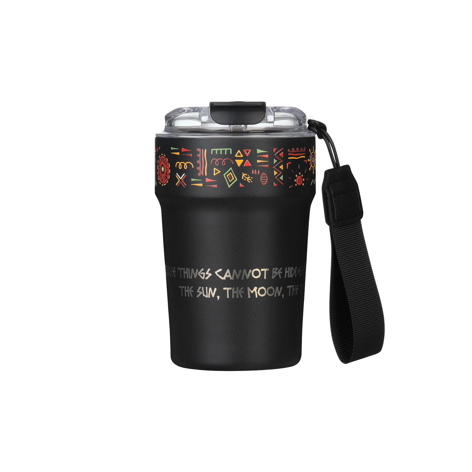 Термокружка вакуумная Монако (Monaco), черная-13