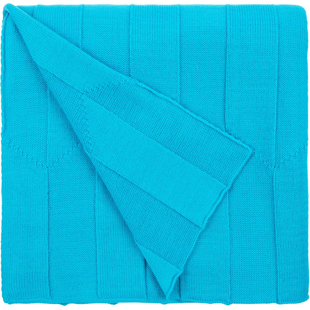 Плед Rombus, бирюзовый-1