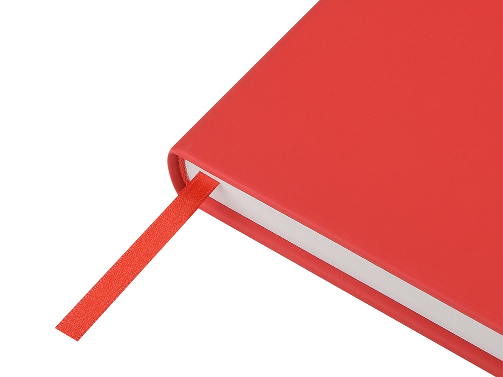 Ежедневник с каменной бумагой недатированный А5 Carrara, красный-5