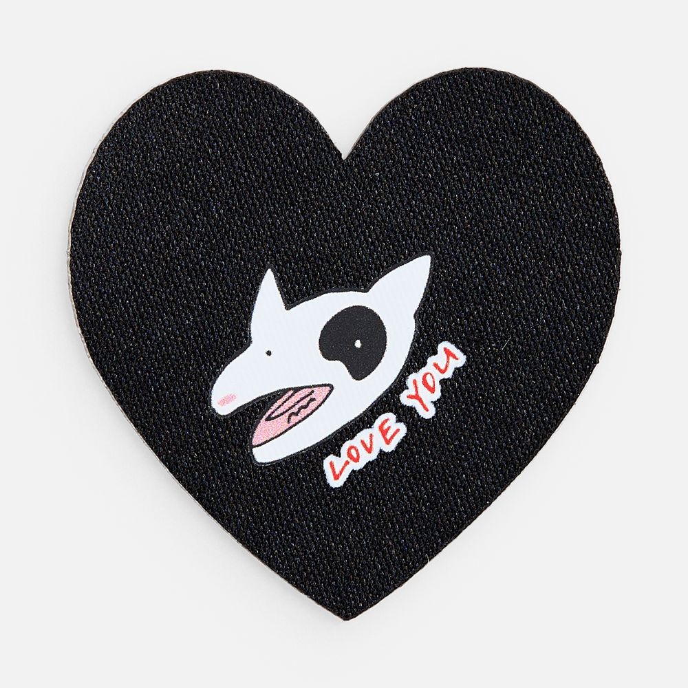 Наклейка тканевая Lunga Cor, M, черная-1