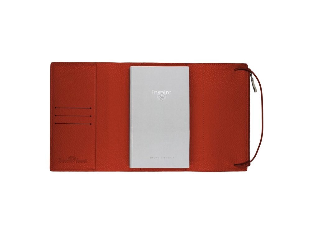 Ежедневник недатированный  А5- Dolce Vita  (красный)-3