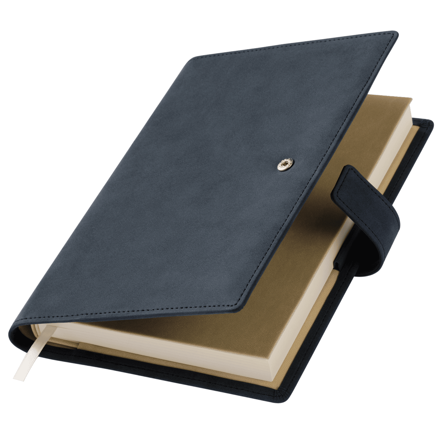 Ежедневник-портфолио Royal NEO недатированный в подарочной коробке, синий-0