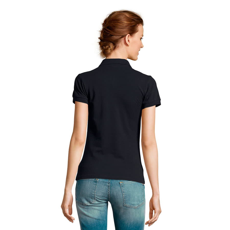 Рубашка поло женская PEOPLE 210, темно-синий-2