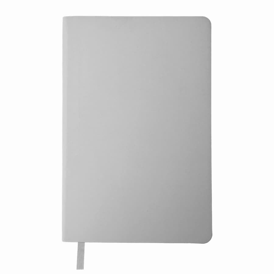Ежедневник недатированный SIMPLY FLEX, А5,  серый, кремовый блок, в линейку, серый-1