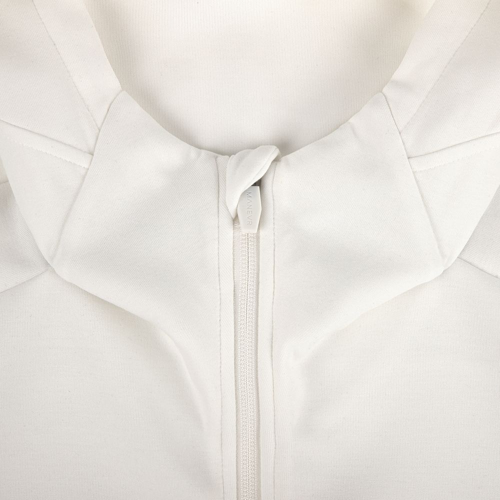 Куртка с капюшоном унисекс Begi, молочно-белая-3