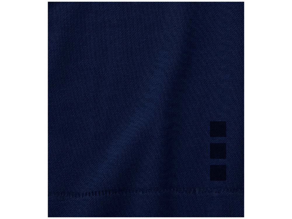 Calgary мужская футболка-поло с коротким рукавом, темно-синий-4