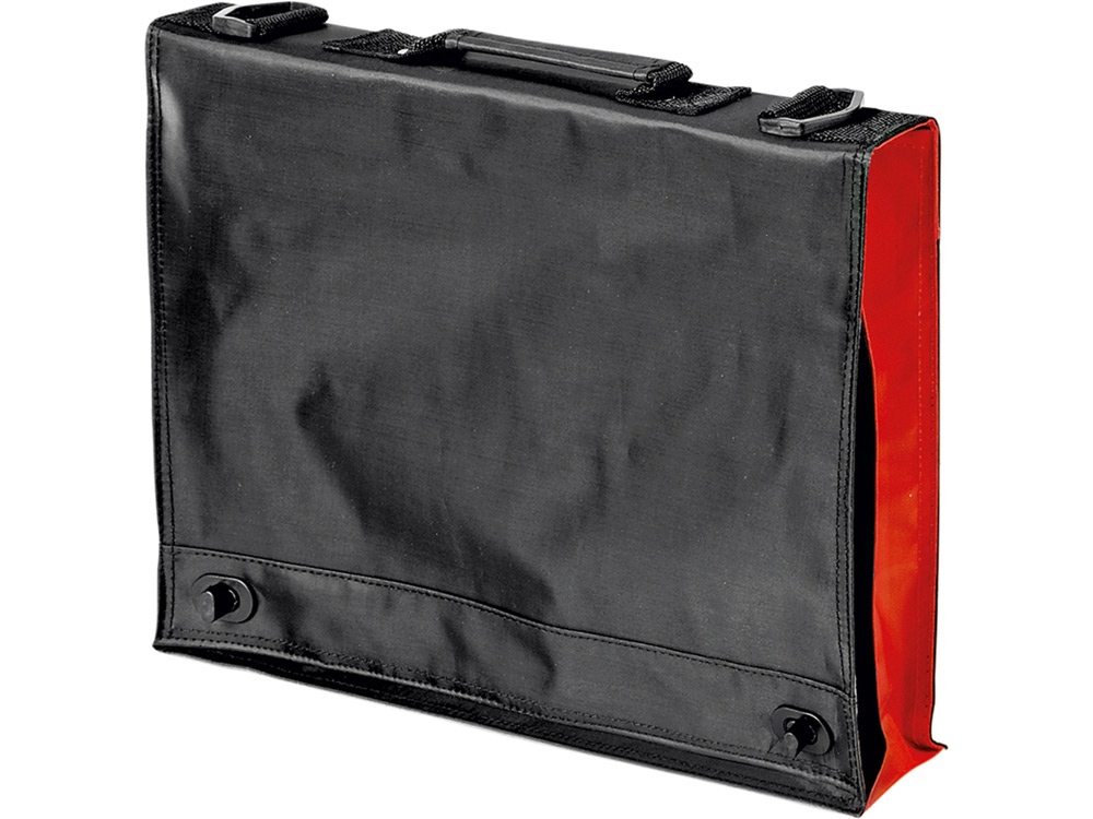 Сумка Атташе, черный/красный-0