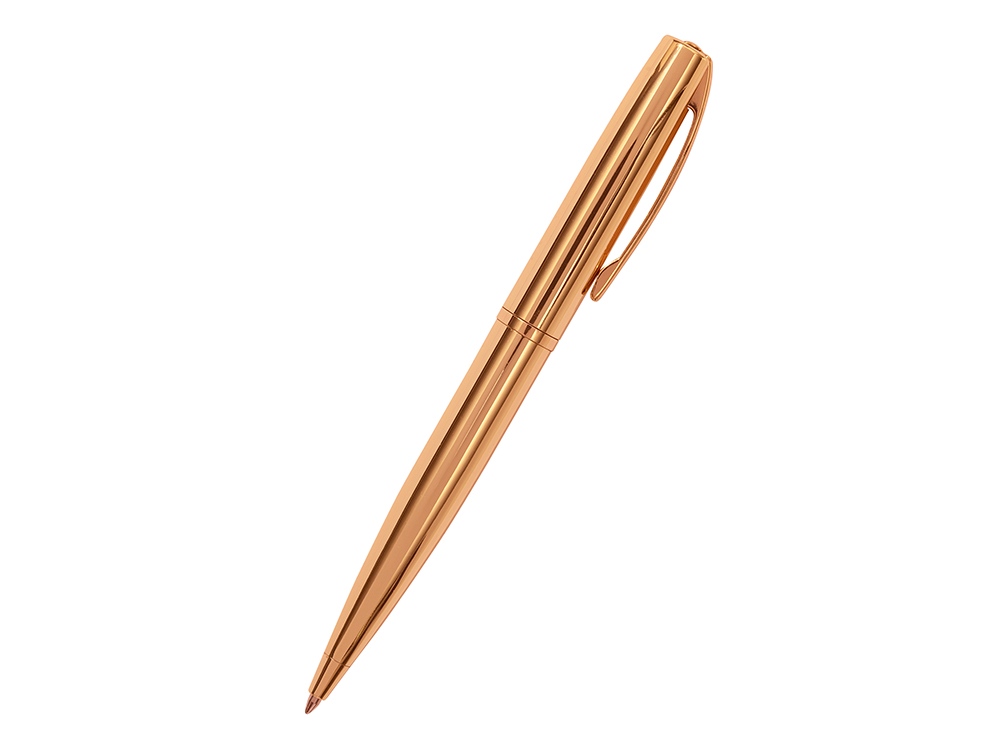 Ручка металлическая шариковая Sienna, золотистый-0