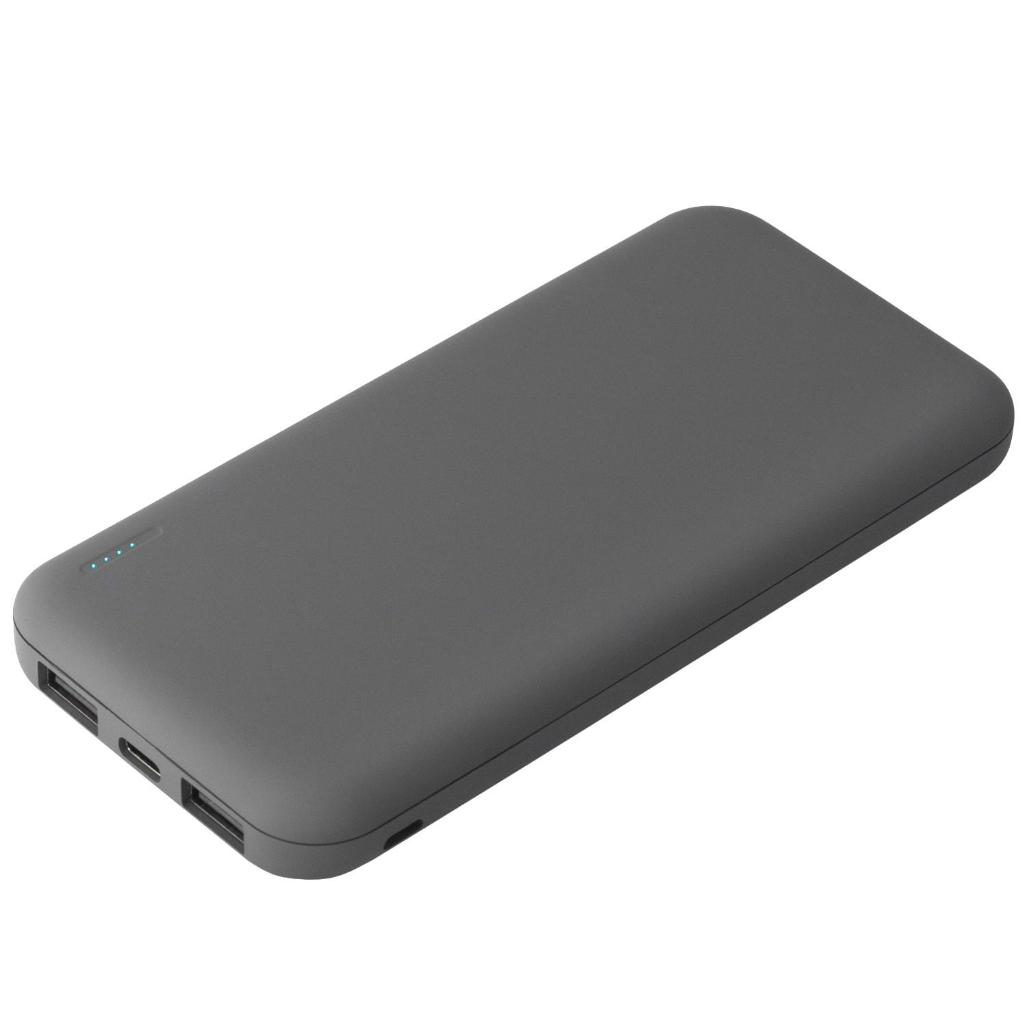 Внешний аккумулятор с подсветкой Люче (Luce) 10000 mAh, серый-0