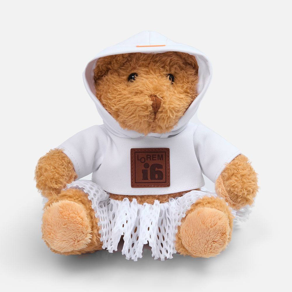 Мягкая игрушка «Мишка Cuddleton» в белом худи-4