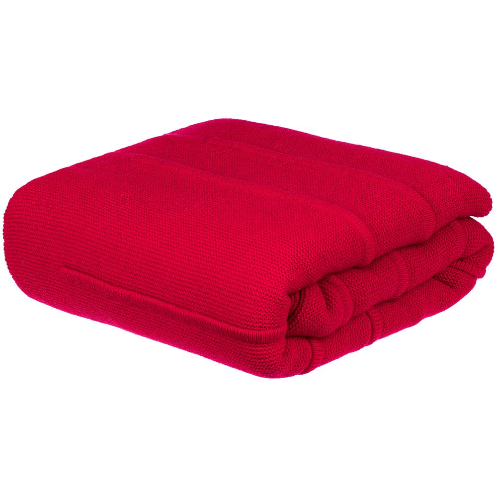 Плед Nessona Alpaca, красный (гвоздика)-1