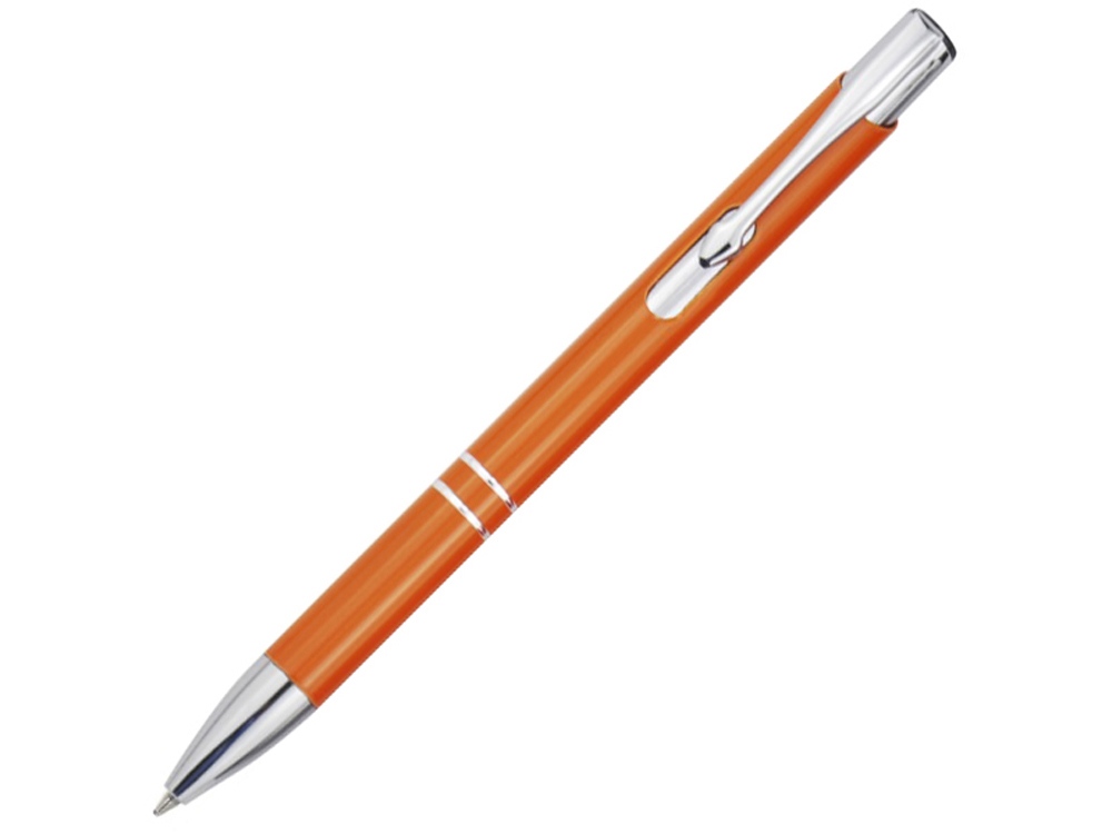 Шариковая ручка Moneta из переработанного алюминия - Оранжевый-0