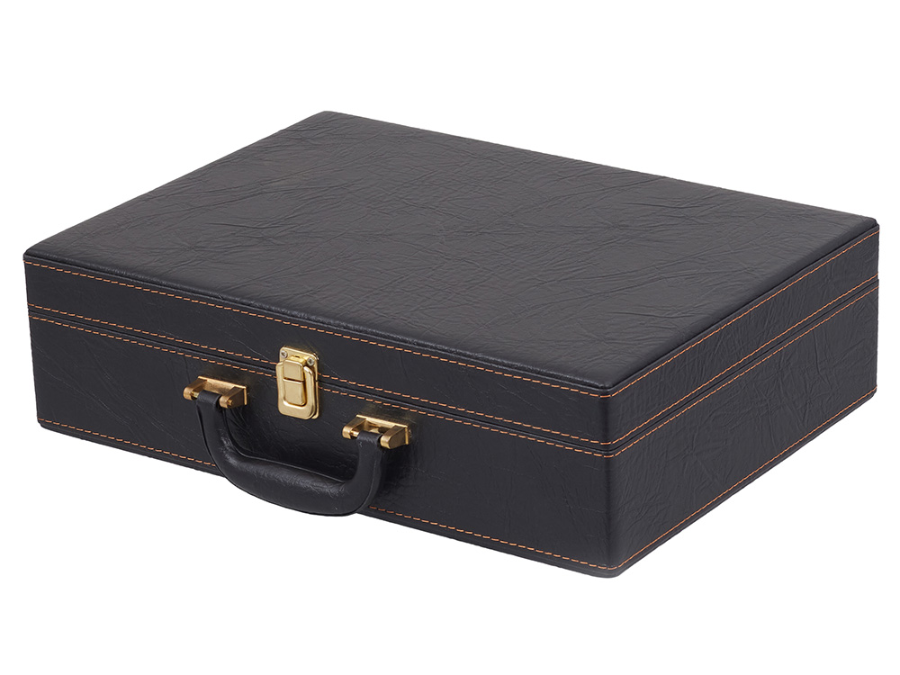 Дипломат подарочный, темно-коричневый-0