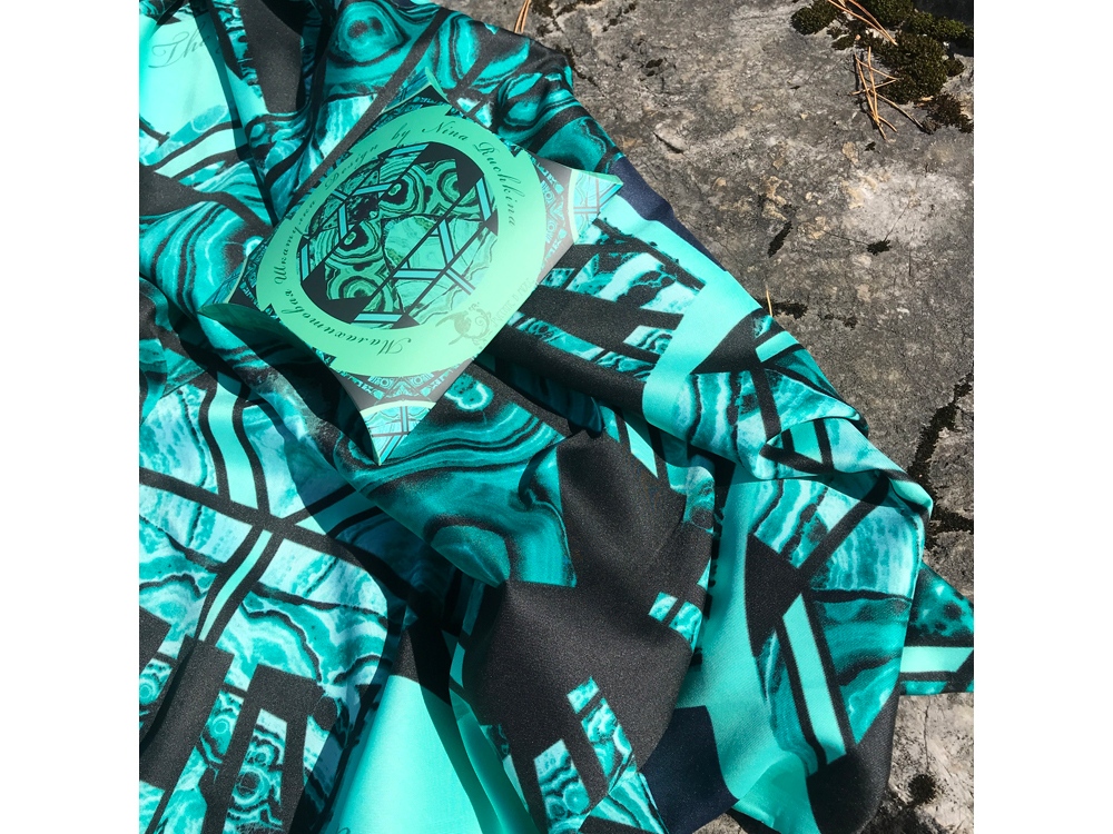 Платок Малахитовая шкатулка-7