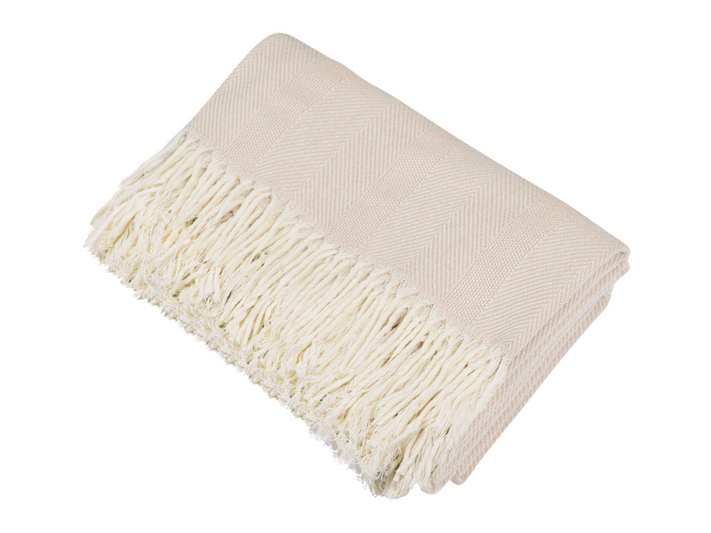 Плед Hild, бежевый-3