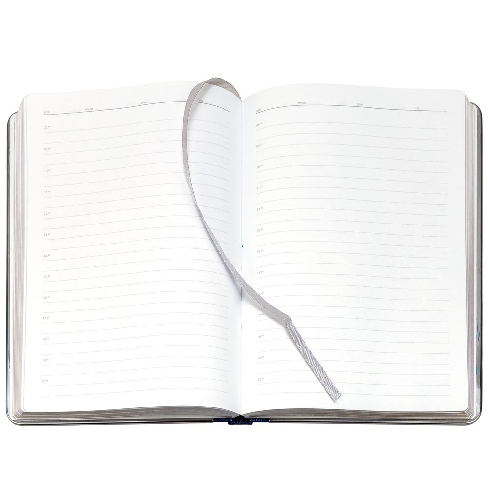 Ежедневник Frame Metal, недатированный, синий-3