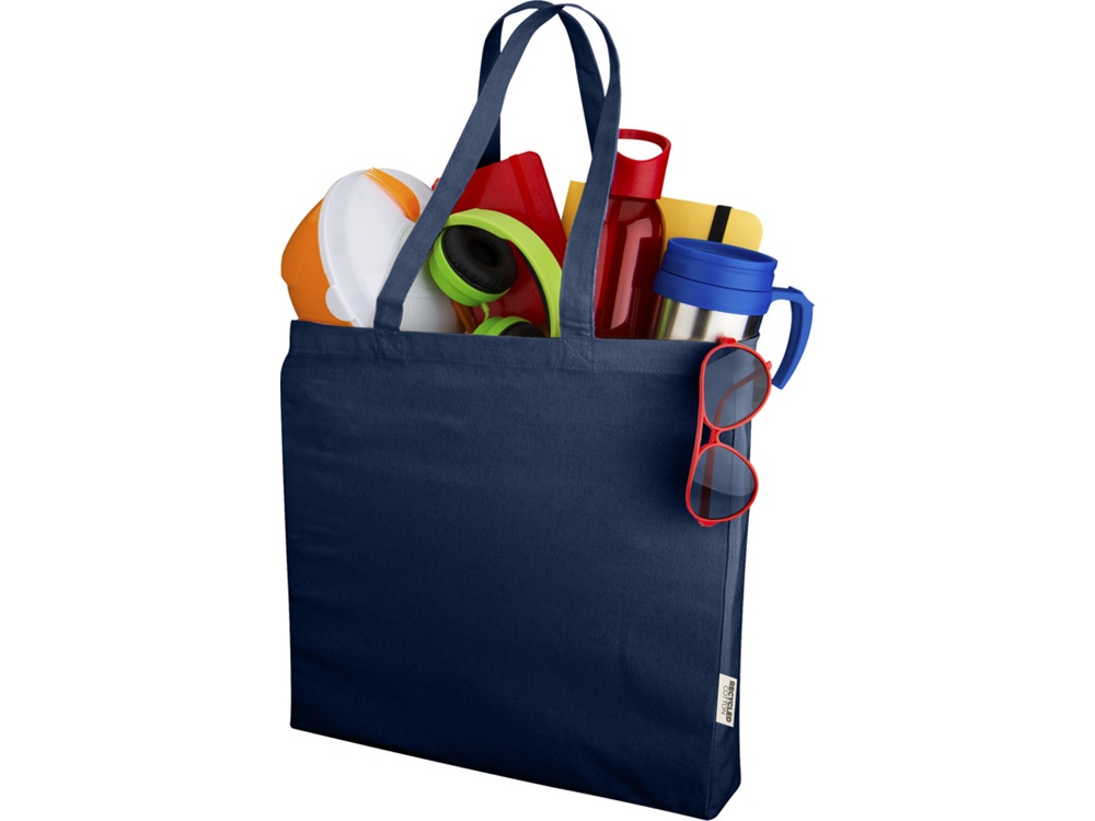 Odessa эко-сумка из переработанных материалов 220 г/м² - Нейви-2