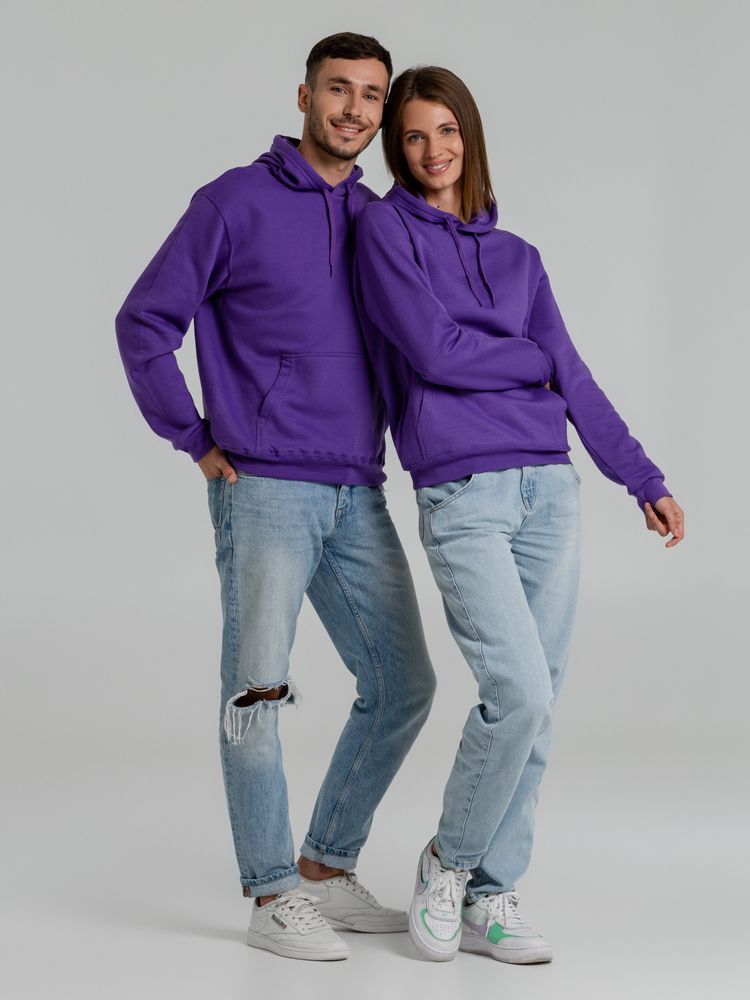 Толстовка с капюшоном Snake II темно-фиолетовая-7