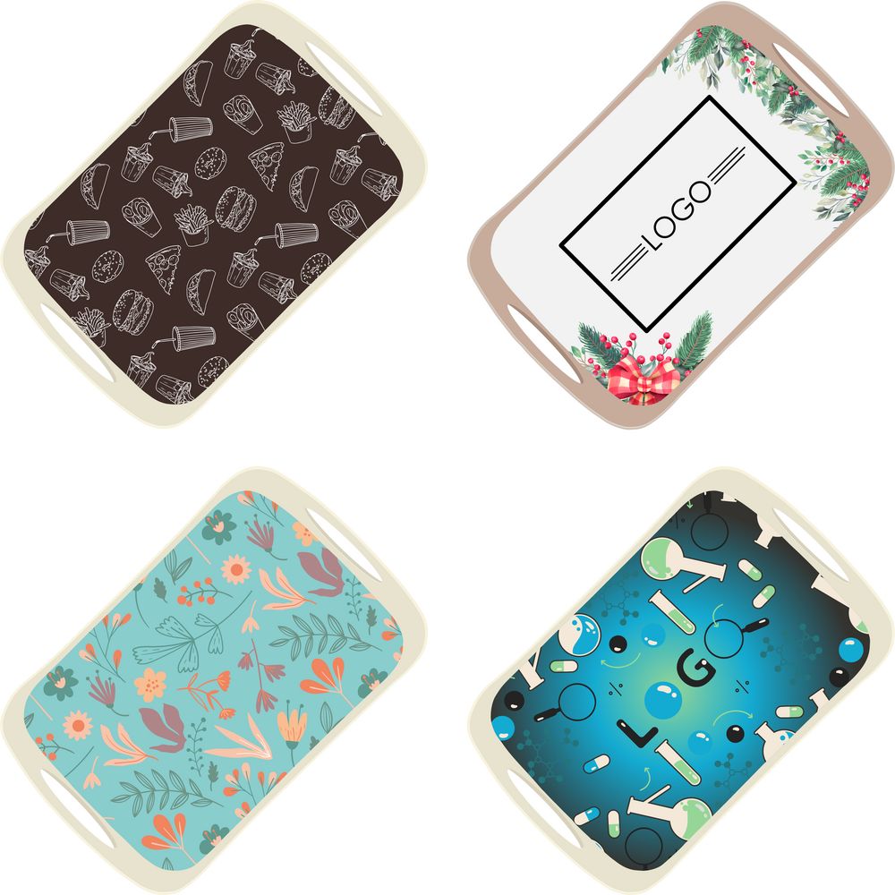 Поднос с печатью Bakke на заказ-1