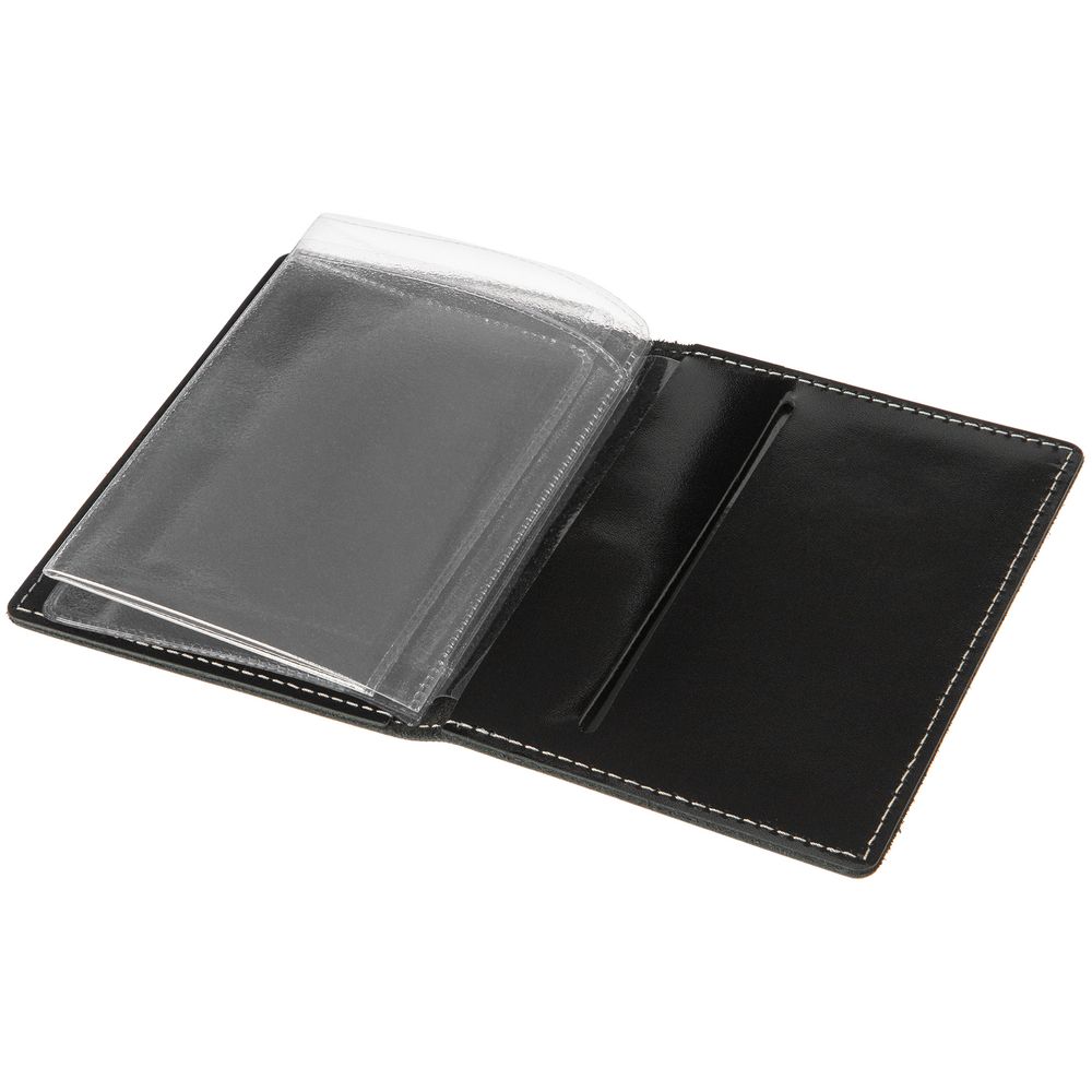 Обложка для автодокументов «Комфорт», черная-2