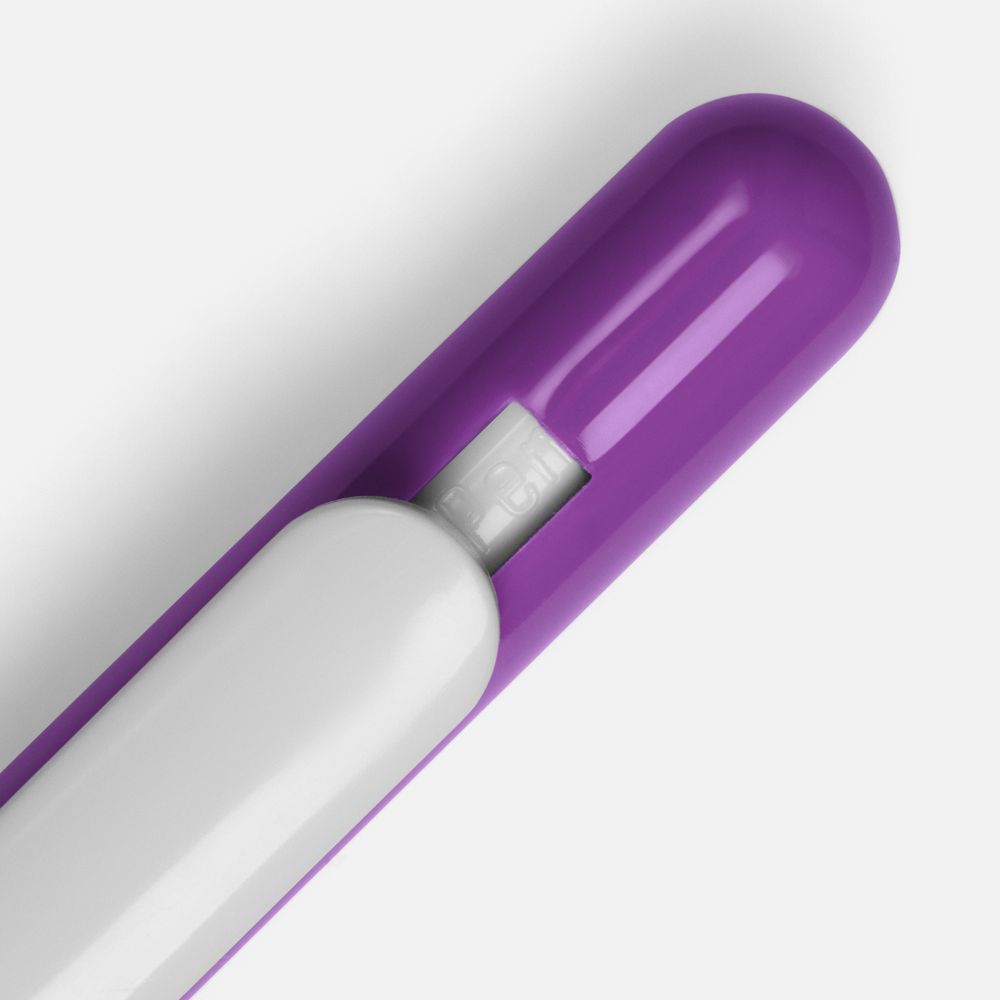 Ручка шариковая Swiper, фиолетовая с белым-3