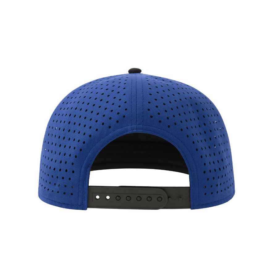 Бейсболка BANK FIVE-S, 5 клиньев, пластиковая застёжка, ярко-синий, чёрный-3