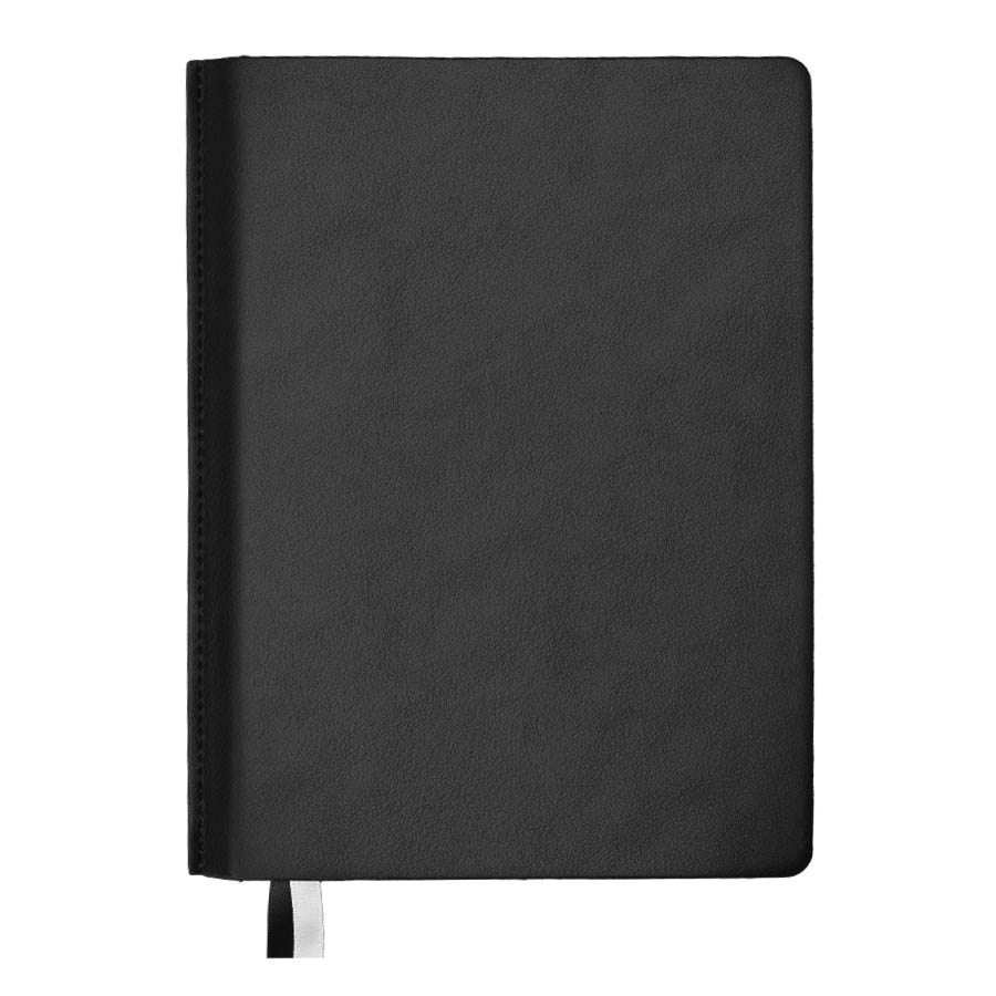 Ежедневник недатированный MAVE, черный, формат А5, блок в линейку, черный-1