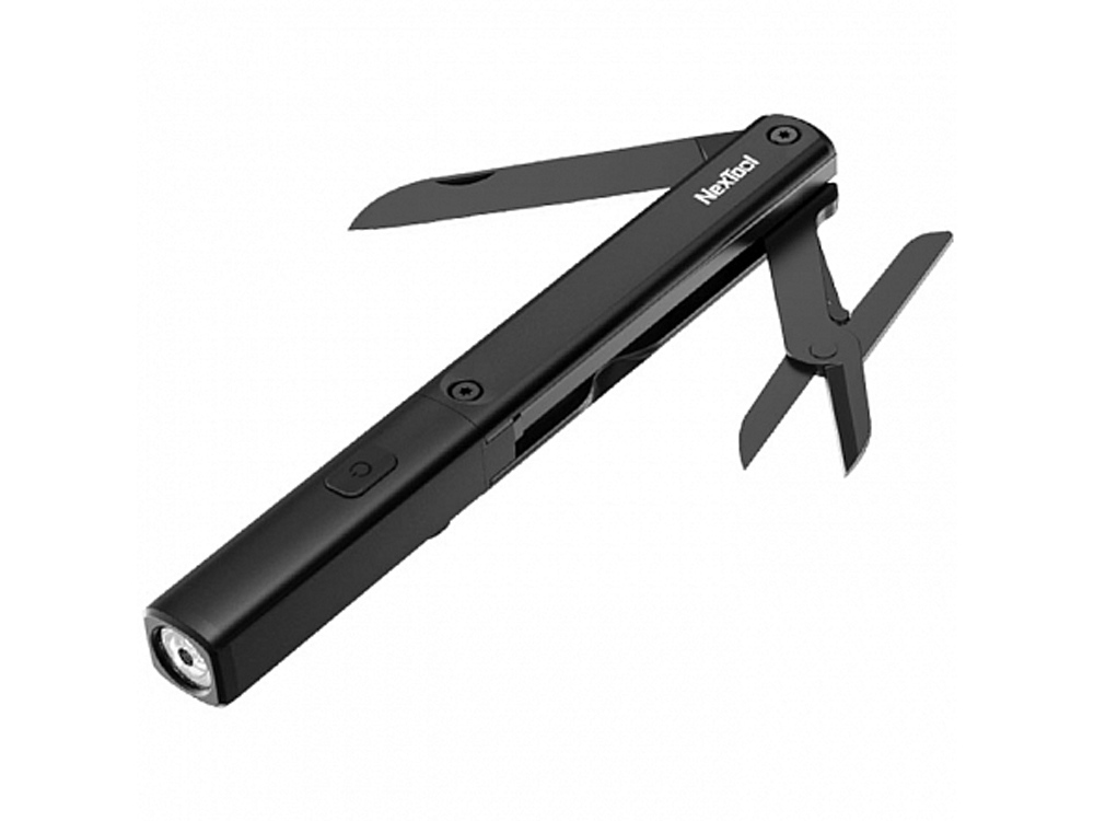 Мультитул-фонарь Nextool Pen Tool, аккумулятор, черный (NE20026)-0