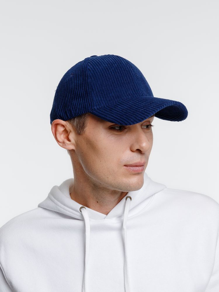 Бейсболка Soft Core, темно-синяя-5