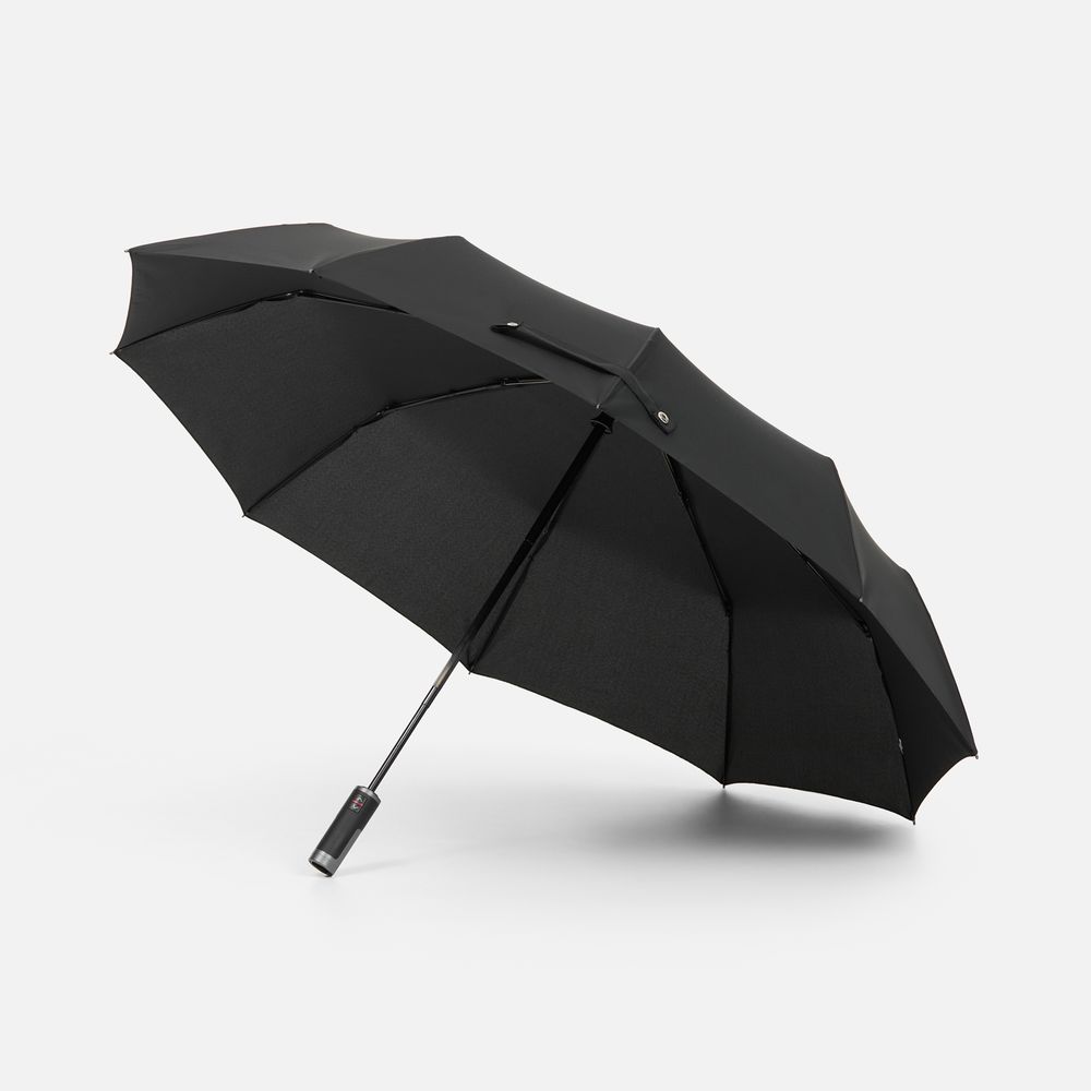 Зонт складной Regenfall, черный-0