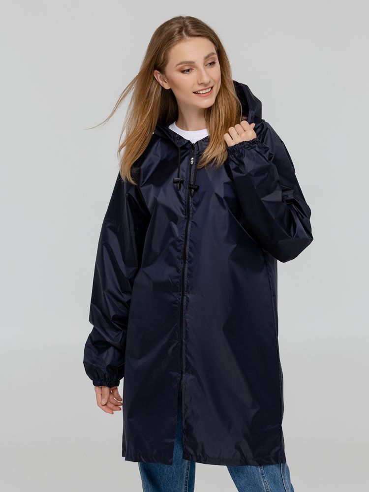 Дождевик «Сплавляюсь», темно-синий-1